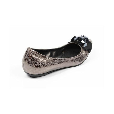 Silver 36.5 EUR - 6.5 US Max Azria ladies ballerina MA-EMERYTI COAL
