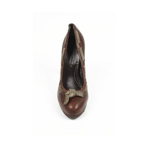 Brown 36.5 EUR - 6.5 US Max Azria ladies pump MA-HELE BROWN