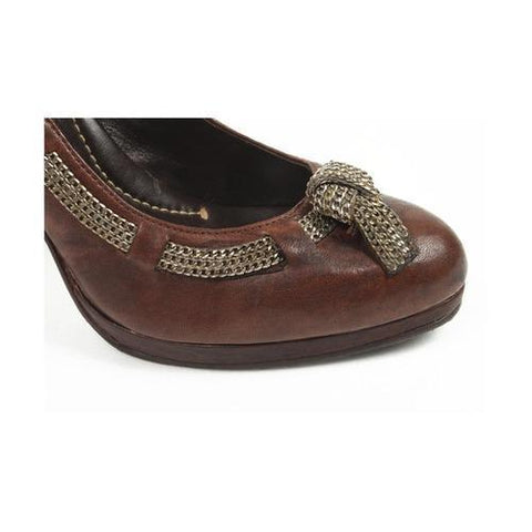 Brown 36.5 EUR - 6.5 US Max Azria ladies pump MA-HELE BROWN