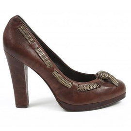 Brown 36.5 EUR - 6.5 US Max Azria ladies pump MA-HELE BROWN