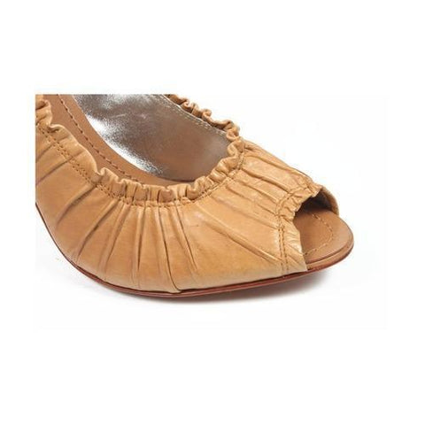 Camel 40 EUR - 10 US Max Azria ladies pump open toe MA-IDALINA RUST