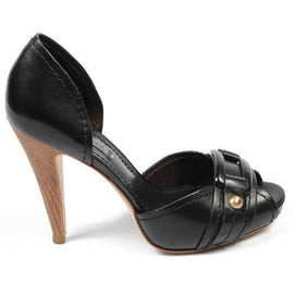 Black 35.5 EUR - 5.5 US Max Azria ladies sandal MA-LAURIE BLACK