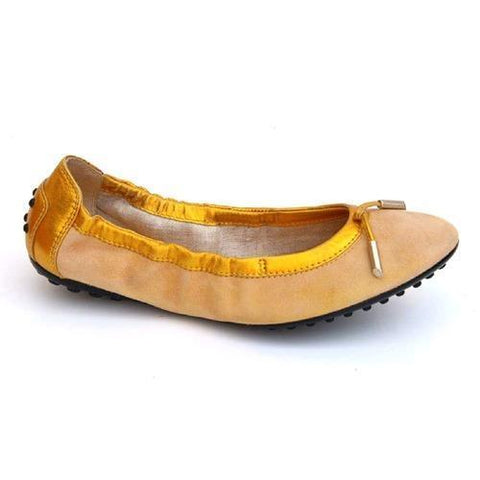 Yellow 36 EUR - 6 US (241mm) Tods ladies ballerina XXW0HI03460Y820895