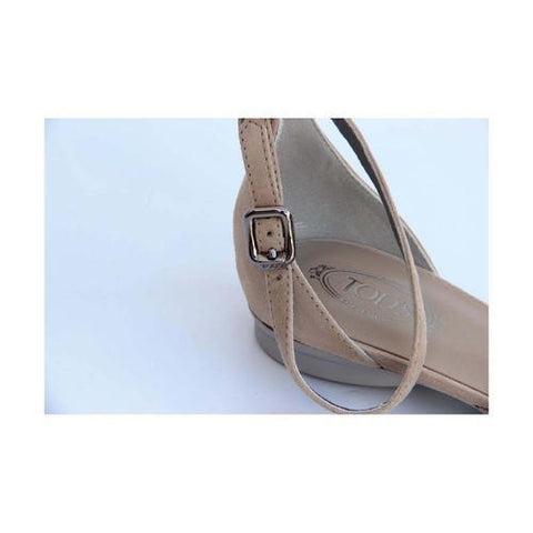 Beige 36 EUR - 6 US (241mm) Tods ladies flat sandal XXW0MQ0D7703DW156W
