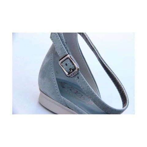 Light Blue 38.5 EUR - 7.5 US (257mm) Tods ladies flat sandal XXW0MQ0D7703DW132F