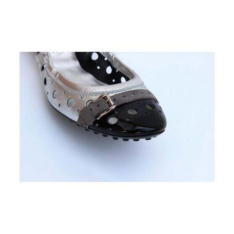 Silver 36 EUR - 6 US (241mm) Tods ladies ballerina XXW0HI0A2403U6299C