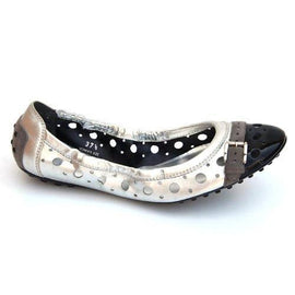 Silver 36 EUR - 6 US (241mm) Tods ladies ballerina XXW0HI0A2403U6299C