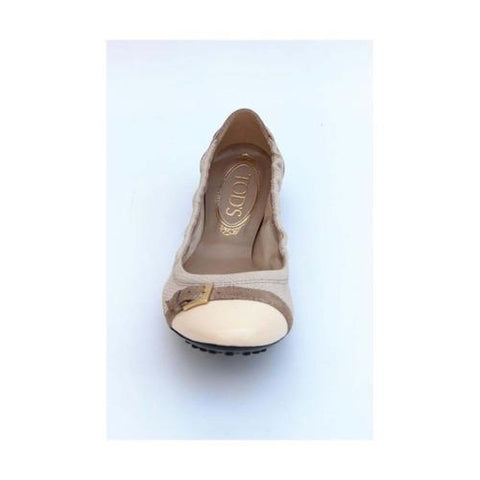 Taupe 36.5 EUR - 6.5 US (244mm) Tods ladies ballerina XXW0HI04070P1S156Q