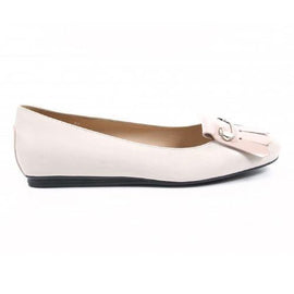 White 39 EUR - 8 US (260mm) Tods ladies ballerina XXW0UK0K5708S1709I
