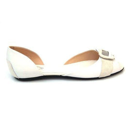 White 37 EUR - 6.5 US (247mm) Tods ladies flat sandal XXW0LW0B9002YCB001