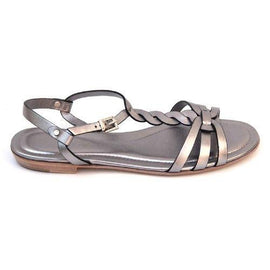 Silver 36.5 EUR - 6.5 US (244mm) Tods ladies flat sandal XXW0MD0A060SV0B210