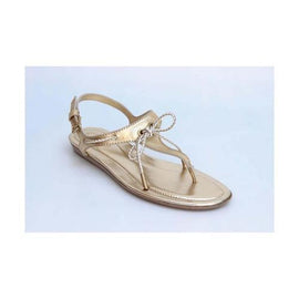 Gold 36 EUR - 6 US (241mm) Tods ladies flat sandal XXW0II0A250SV0G210