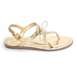 Gold 36 EUR - 6 US (241mm) Tods ladies flat sandal XXW0II0A250SV0G210