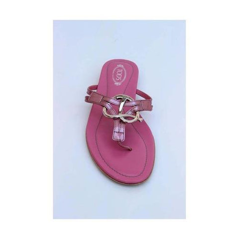 Fuxia 36 EUR - 6 US (241mm) Tods ladies flat sandal XXW0II07810RM0M805