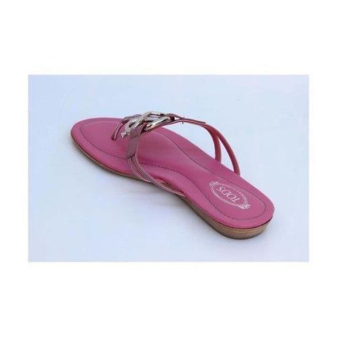 Fuxia 36.5 EUR - 6.5 US (244mm) Tods ladies flat sandal XXW0II07810RM0M805