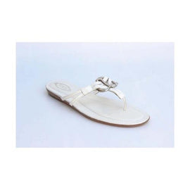 White 36.5 EUR - 6.5 US (244mm) Tods ladies flat sandal XXW0II07810OW0B001