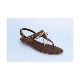 Brown 36.5 EUR - 6.5 US (244mm) Tods ladies flat sandal XXW0II0A250BR09971