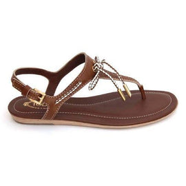 Brown 36.5 EUR - 6.5 US (244mm) Tods ladies flat sandal XXW0II0A250BR09971