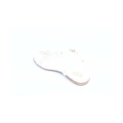 White 36 EUR - 6 US (241mm) Tods ladies flat sandal XXW0MD0C270OW0B001