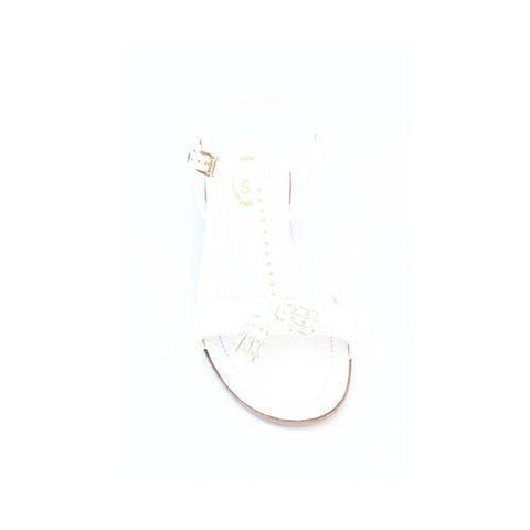 White 36.5 EUR - 6.5 US (244mm) Tods ladies flat sandal XXW0MD0C270OW0B001