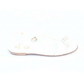 White 36.5 EUR - 6.5 US (244mm) Tods ladies flat sandal XXW0MD0C270OW0B001