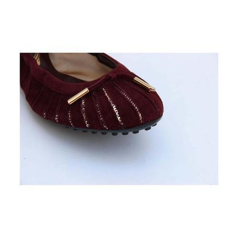 Dark Red 40 EUR - 9 US (267mm) Tods ladies ballerina XXW0HI06060HR0R802