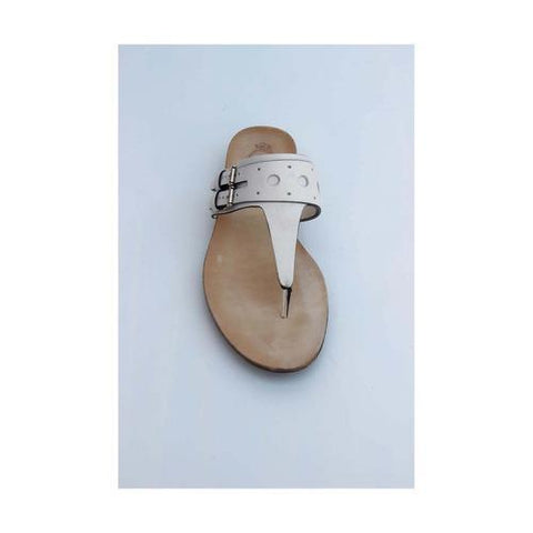 White 36 EUR - 6 US (241mm) Tods ladies flat sandal XXW0KU0A170BR0B001