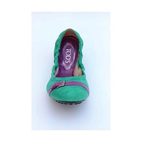 Green 36 EUR - 6 US (241mm) Tods ladies ballerina XXW0HI04070RTU165H