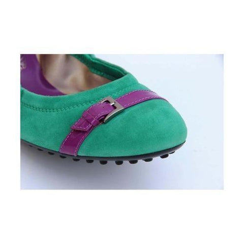 Green 36 EUR - 6 US (241mm) Tods ladies ballerina XXW0HI04070RTU165H