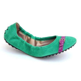 Green 36 EUR - 6 US (241mm) Tods ladies ballerina XXW0HI04070RTU165H