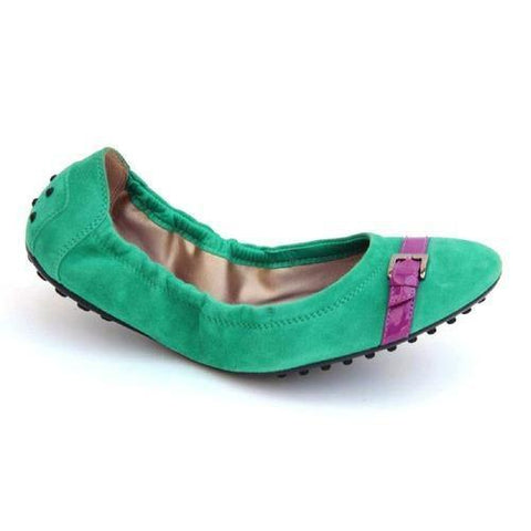 Green 36 EUR - 6 US (241mm) Tods ladies ballerina XXW0HI04070RTU165H