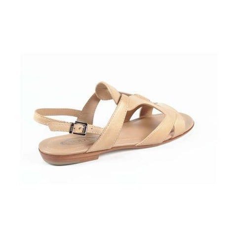 Beige 36 EUR - 6 US (241mm) Tods ladies flat sandal XXW0MD0C280D90C213