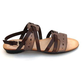Brown 36 EUR - 6 US (241mm) Tods ladies flat sandal XXW0KU0C290VTF866B