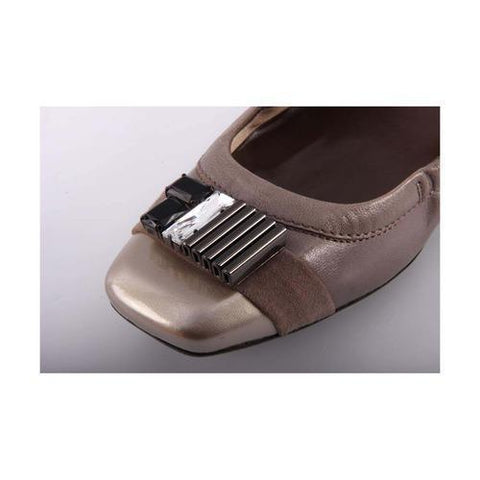 Taupe 36.5 EUR - 6.5 US (244mm) Tods ladies ballerina XXW0DK0A860A9BER56