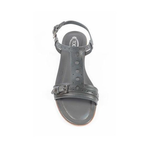 Grey 36 EUR - 6 US (241mm) Tods ladies flat sandal XXW0MD0A260D90B605