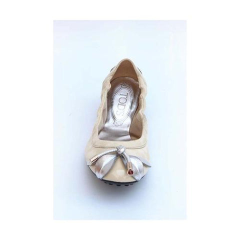 Beige 36 EUR - 6 US (241mm) Tods ladies ballerina XXW0HI069603ZJ4853