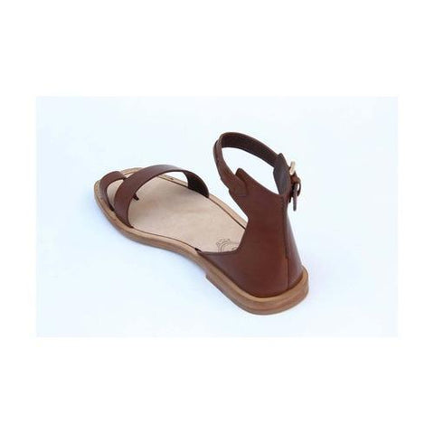 Brown 36.5 EUR - 6.5 US (244mm) Tods ladies flat sandal XXW0PK0E300D90S801