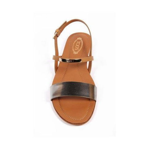 Camel 36 EUR - 6 US (241mm) Tods ladies flat sandal XXW0II0G9701GJ193I