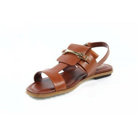 Brown 39 EUR - 8 US (260mm) Tods ladies flat sandal XXW0TK0M270D90S007