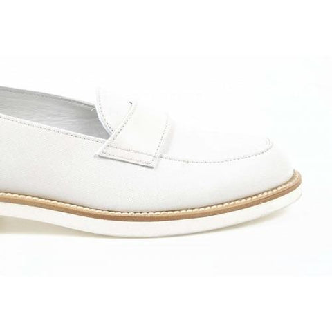 White 39 EUR - 8 US (260mm) Tods ladies loafer XXW0VX0L11088B0124