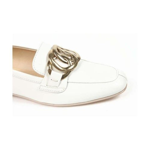 White 37 EUR - 6.5 US (247mm) Tods ladies loafer XXW0SP0J85008HB015
