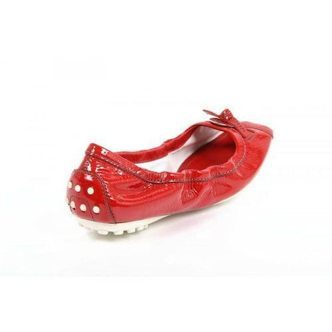 Red 38.5 EUR - 7.5 US (257mm) Tods ladies ballerina XXW0IV05660ATSR402