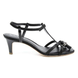 Black 37.5 EUR - 7 US (250mm) Tods ladies sandal XXW0KM078202U2B999