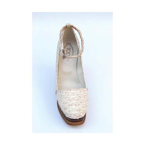 Beige 38.5 EUR - 7.5 US (257mm) Tods ladies sandal XXW0PJ0E220SD1166G