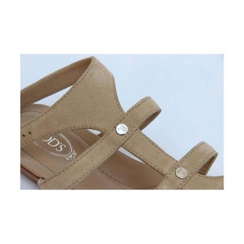 Beige 36 EUR - 6 US (241mm) Tods ladies flat sandal XXW0HA03970HR0C013