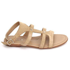 Beige 36 EUR - 6 US (241mm) Tods ladies flat sandal XXW0HA03970HR0C013