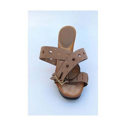 Taupe 36.5 EUR - 6.5 US (244mm) Tods ladies sandal XXW0MH0A190RE0S812