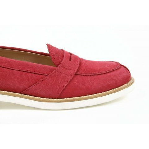 Red 39 EUR - 8 US (260mm) Tods ladies loafer XXW0VX0L7807XWR405