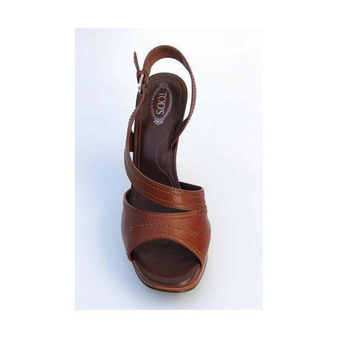 Brown 36.5 EUR - 6.5 US (244mm) Tods ladies sandal XXW0IZ05780D90S602