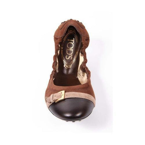 Brown 36 EUR - 6 US (241mm) Tods ladies ballerina XXW0HI04070H10179K